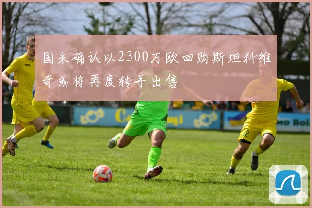国米确认以2300万欧回购斯坦科维奇或将再度转手出售